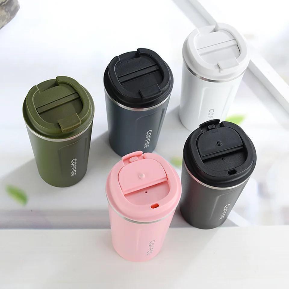 Insulated Travel Mug Stainless Steel Hot Coffee Leak Proof