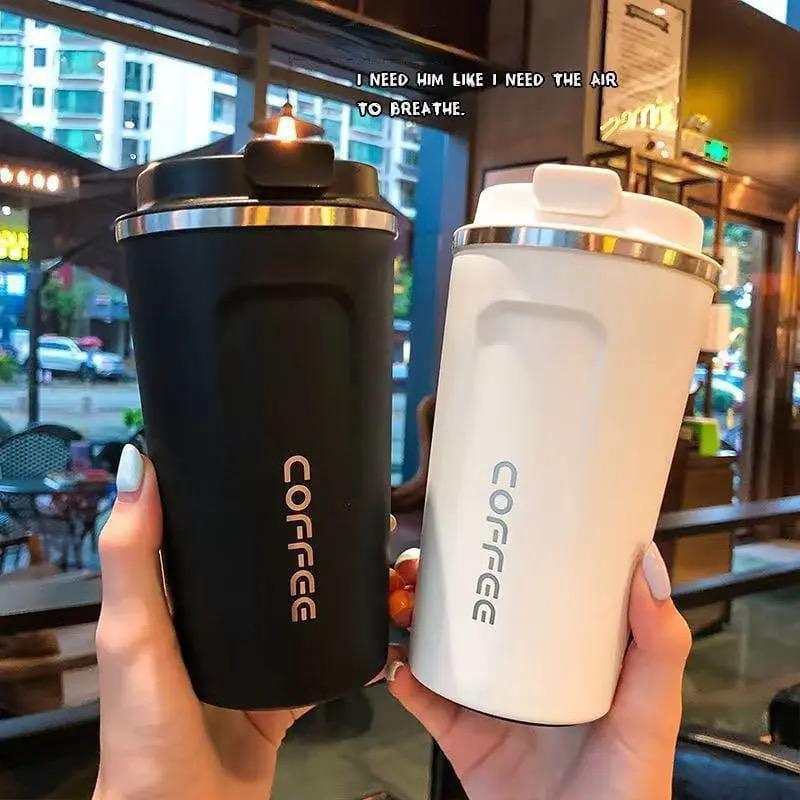 Insulated Travel Mug Stainless Steel Hot Coffee Leak Proof