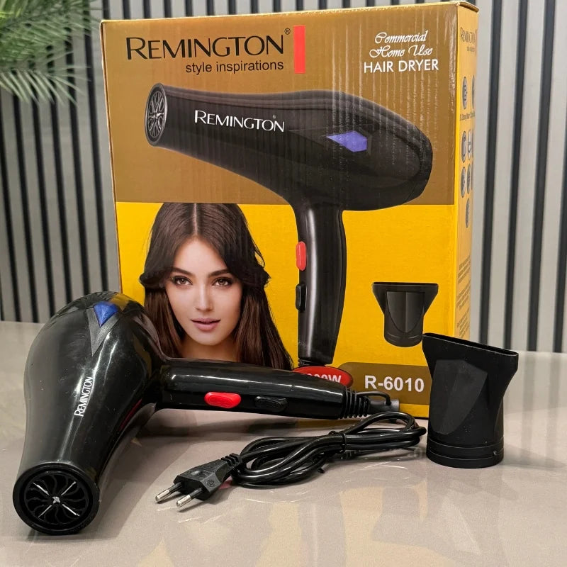 ریمٹن ہیئر ڈرائر R-6010 پروفیشنل آئنک ڈرائر، 3 اسپیڈ سیٹنگز اور طاقتور ڈی سی موٹر کے ساتھ