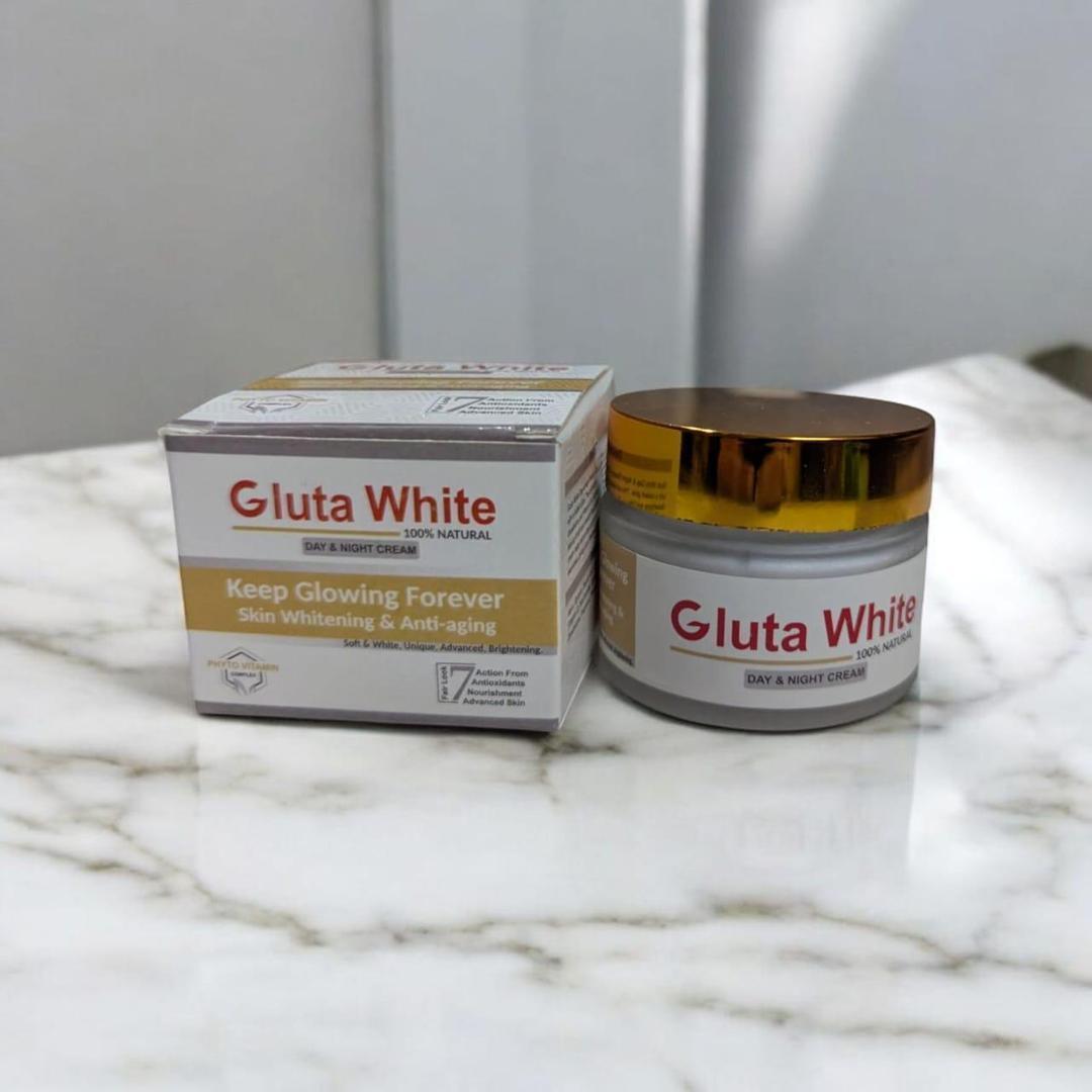 Gluta White Day Night Cream 100% Natural Whitening Anti Aging
