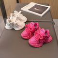 Pink Chunky Sneakers for Kids School Play Wear