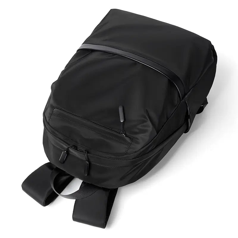 Black Polyester Laptop Backpack for Professionals Students