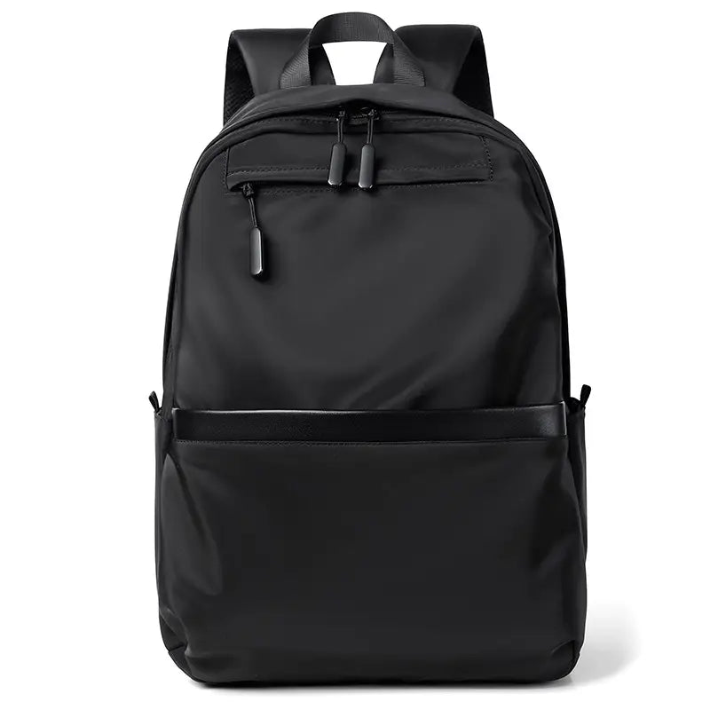 Black Polyester Laptop Backpack for Professionals Students