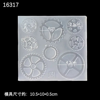 Premium Silicone Gear Molds for DIY Crafts Pakistan