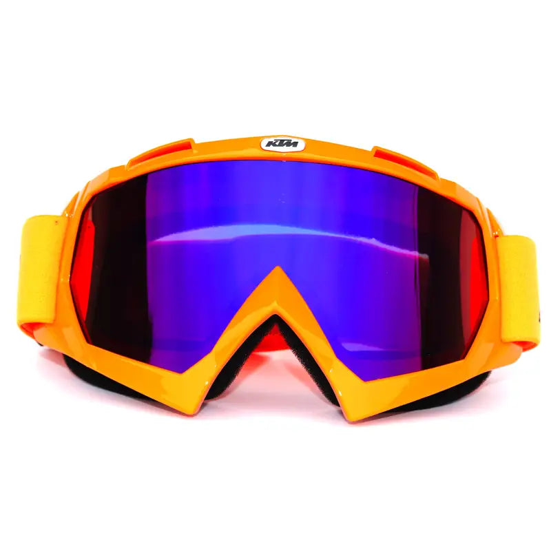 KTM Orange Windproof Motorcycle Goggles