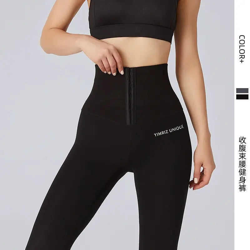 Women High Waist Fitness Pants Black Shaping Yoga Training