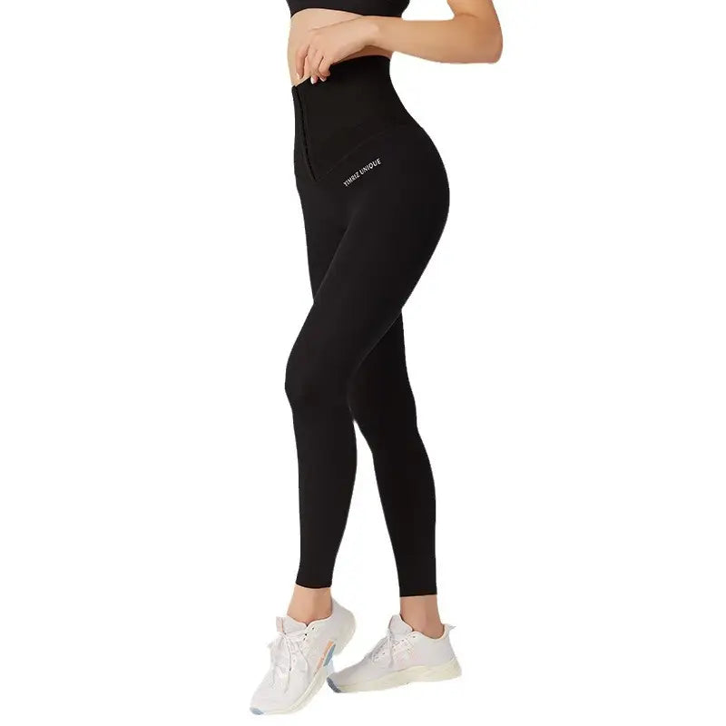 Women High Waist Fitness Pants Black Shaping Yoga Training