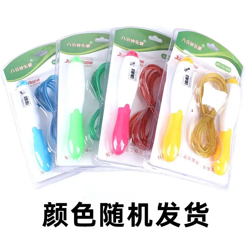 Children Adjustable Counting Skipping Rope Fitness Training