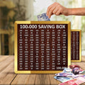 100,000 PKR Wooden Savings Box for Home Office