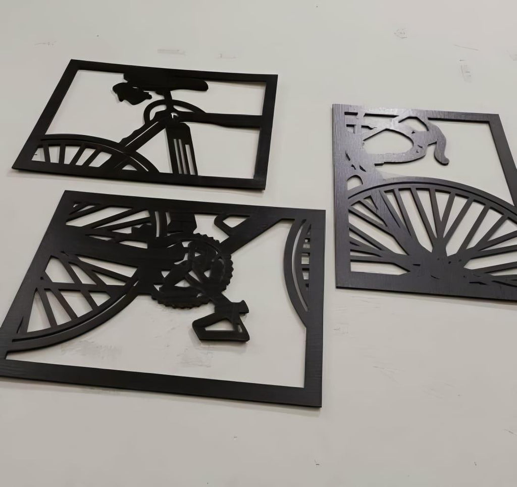 Black Bicycle Wall Sticker Modern Home Decor