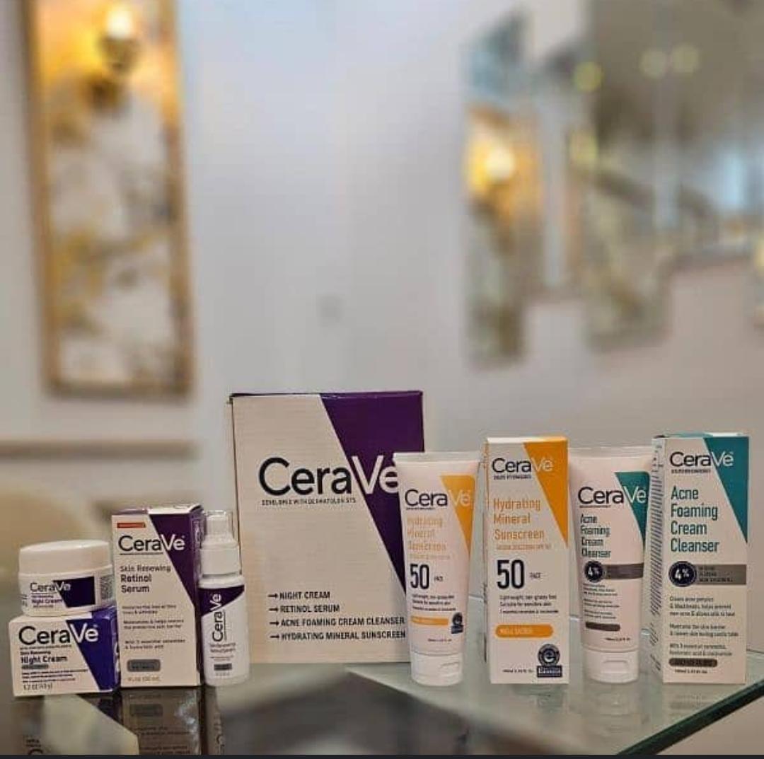 CeraVe 4 in 1 Skincare Bundle for Sensitive Skin