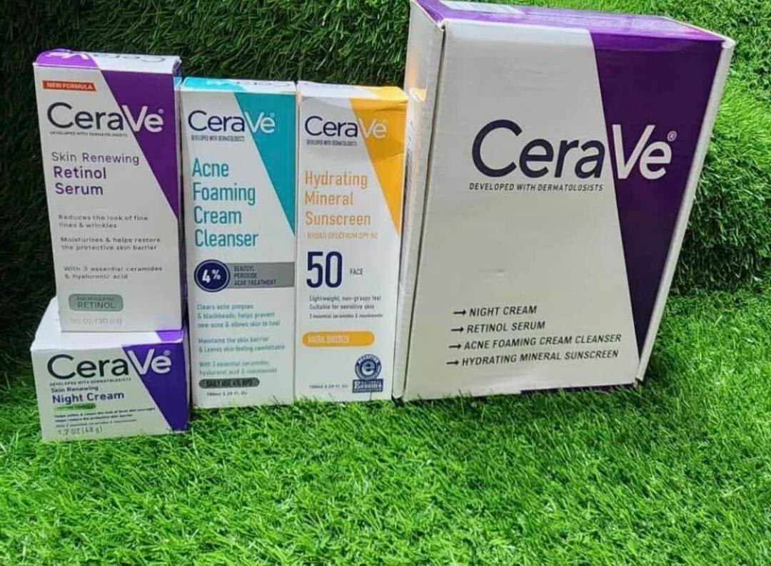 CeraVe 4 in 1 Skincare Bundle for Sensitive Skin