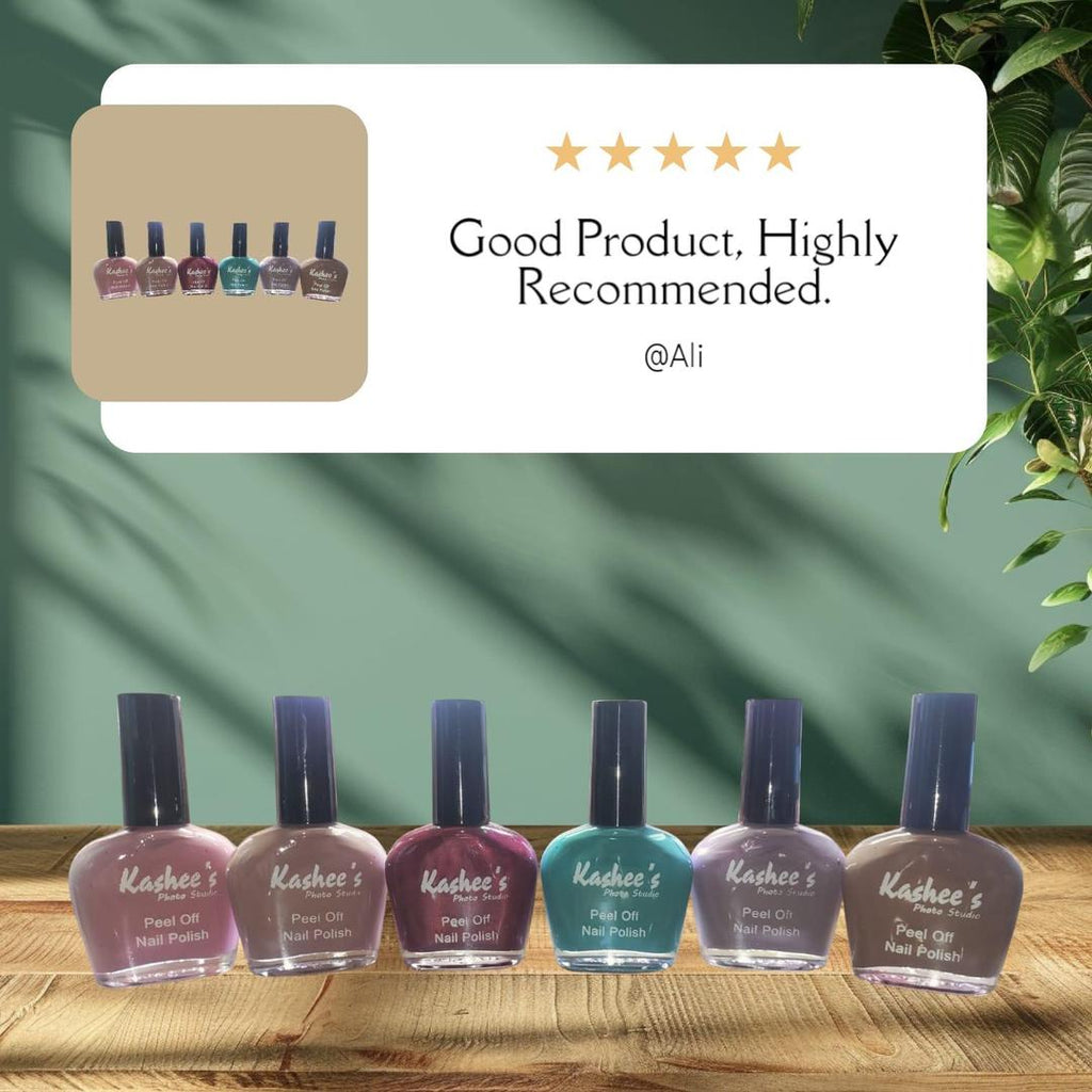 Smooth Nail Polish 6-Pack Long Lasting Even Coverage