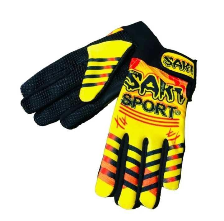 Cricket Gloves Yellow Black Orange for Youth Pakistan