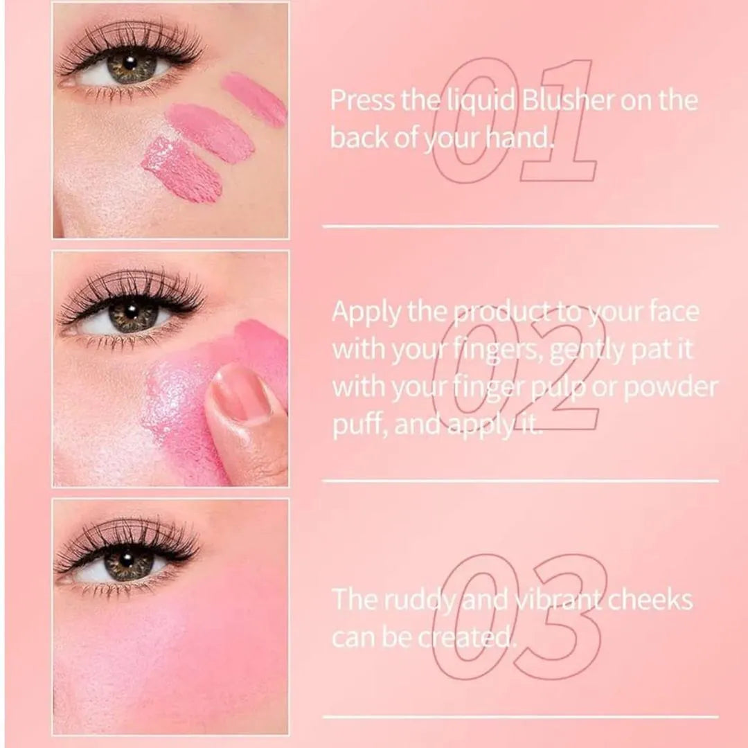 TUZ Glowy Liquid Blush 20ml Natural Dewy Finish