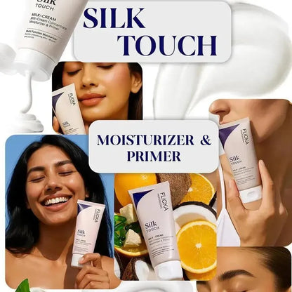 Flicka Silk Touch Moisturizer Primer & Makeup Base 3 In 1 Glowy Dewy Finish