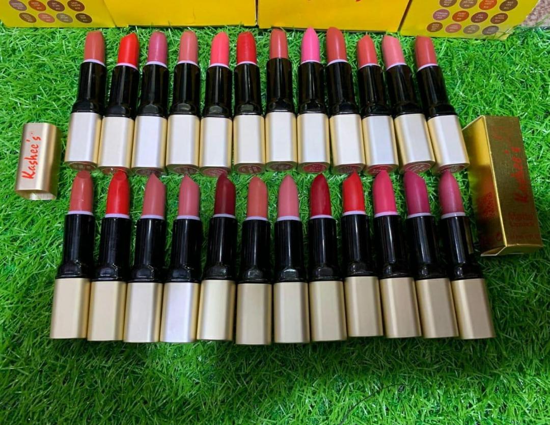 Premium Matte Lipstick Gold Casing 2 Pack