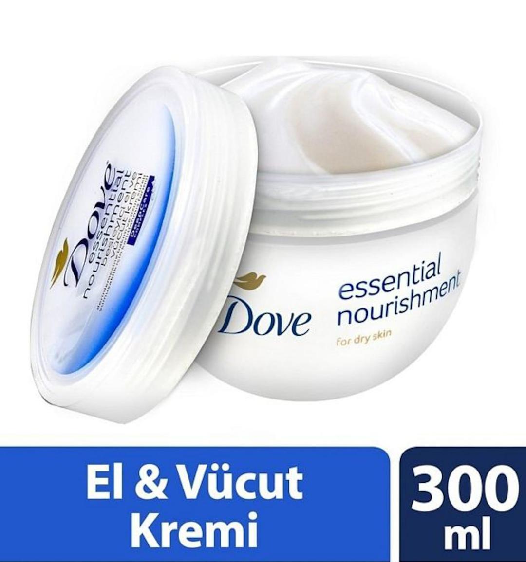 Dove Essential Nourishment Body Cream 300ml for Dry Skin