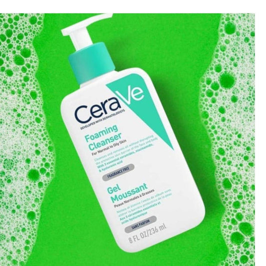 CeraVe Foaming Cleanser 236ml Acne Scar Removal Oily Skin