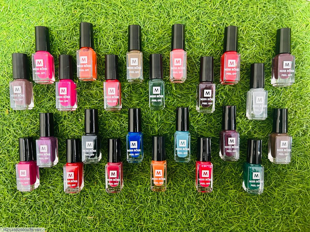 24-Piece Peel-Off Nail Polish Set for Pakistani Women