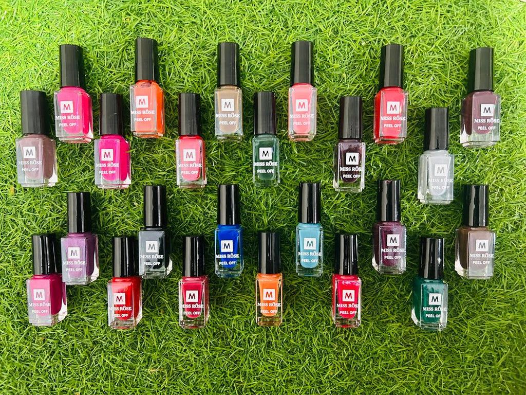 24-Piece Peel-Off Nail Polish Set for Pakistani Women