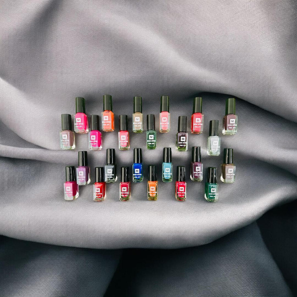 24-Piece Peel-Off Nail Polish Set for Pakistani Women