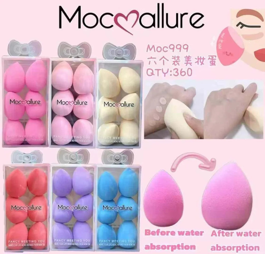 For Practicing Makeup Beauty Blender 6 Pc
