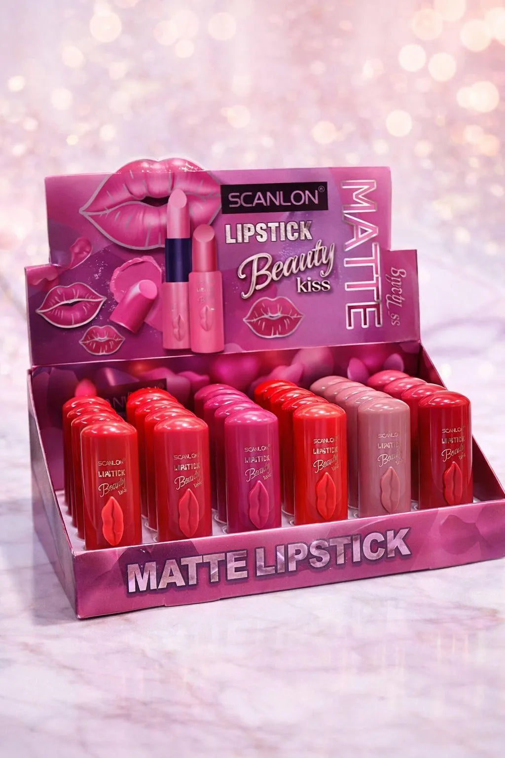 Cool Undertone Lipstick Set of 6 Red Caps