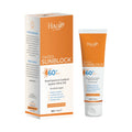 حیا ٹنٹڈ سن بلاک SPF 60+ | قدرتی ٹنٹ | براڈ اسپیکٹرم UV تحفظ | ہلکا اور نان-گریسی