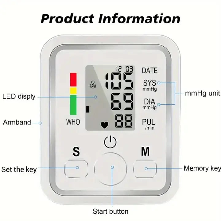 Blood Pressure Monitor *( High quality)*