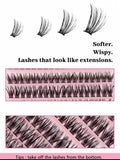 3 In 1 Eyelash Kit With Glue &Applicator , Lashes Box 1 Pc