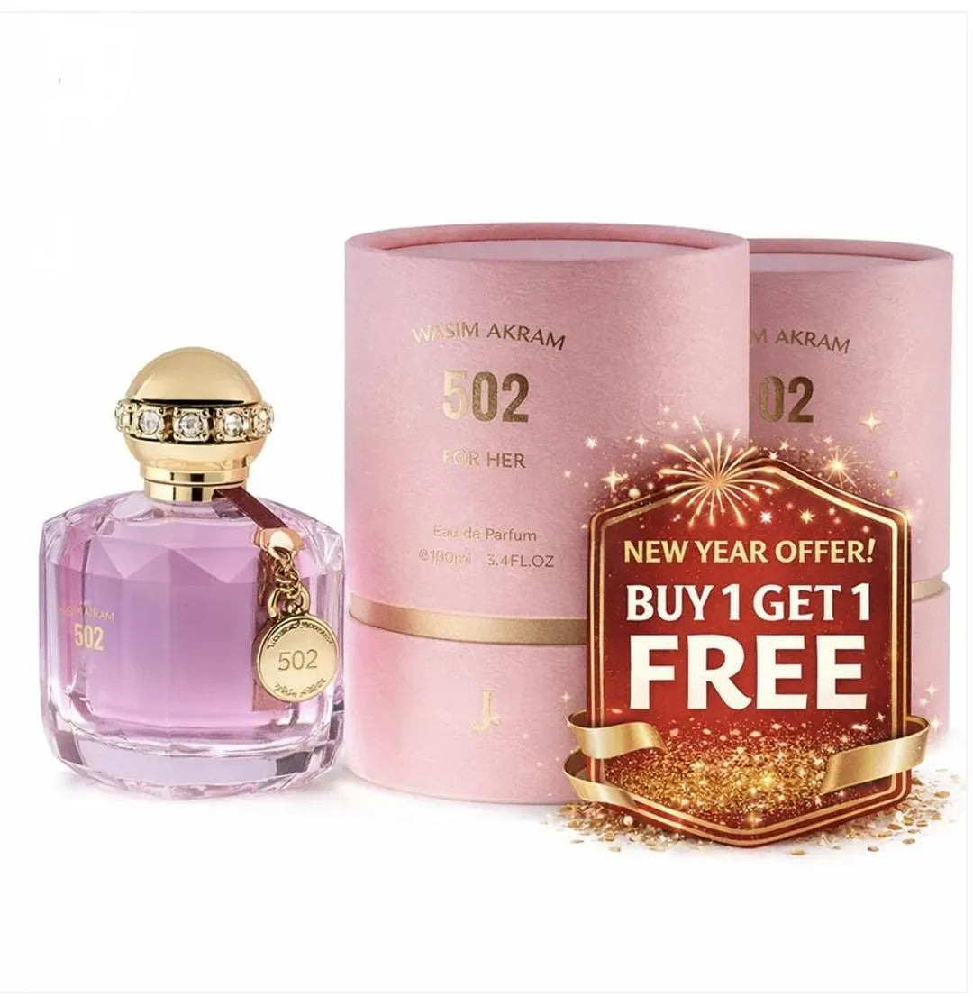 Wasim Akram 502 Women Pink Fruity Perfume Pack of 2
