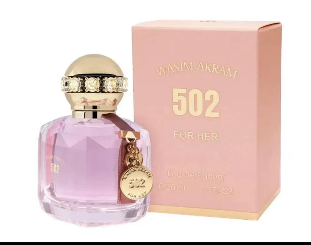 Wasim Akram 502 Women Pink Fruity Perfume Pack of 2