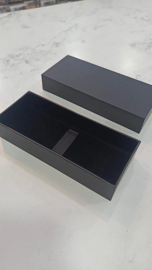 Black Hardboard Gift Box for Watches & Jewelry