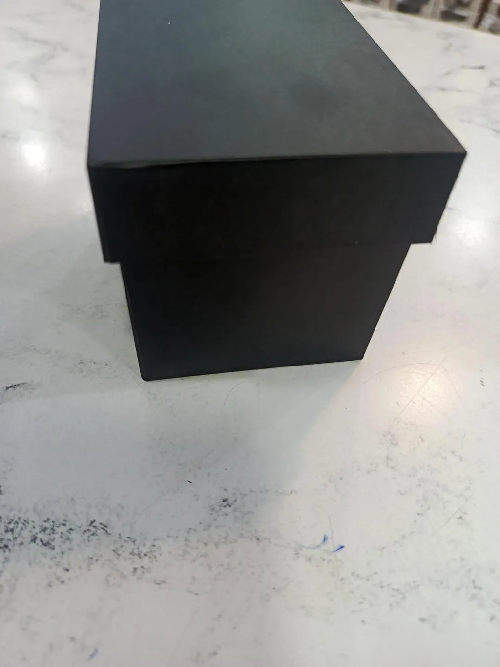 Black Square Storage Box for Home or Office