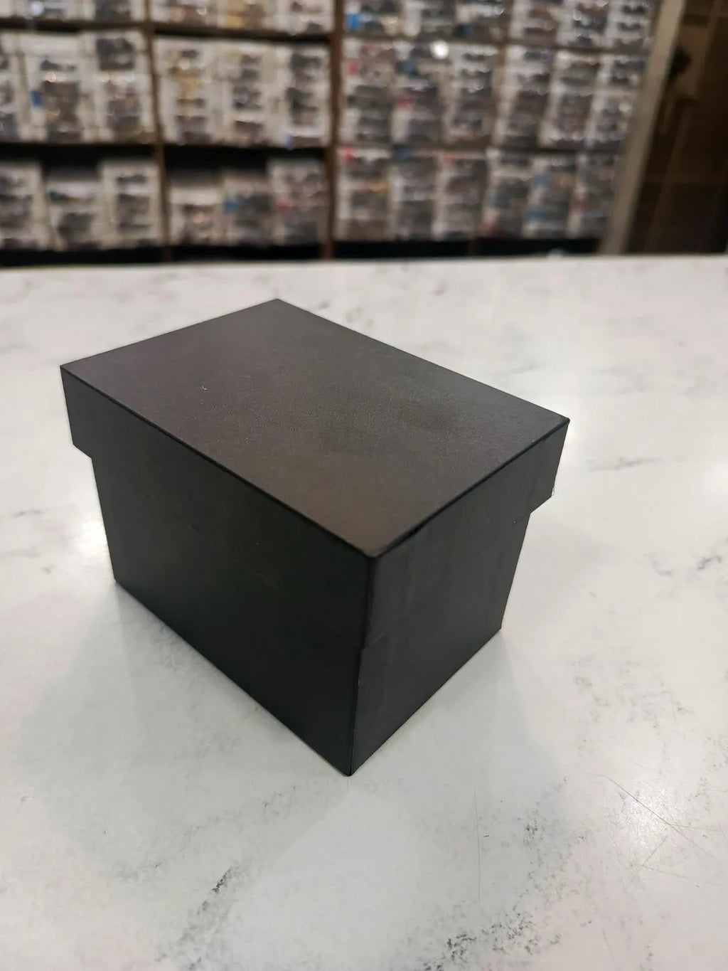 Black Square Storage Box for Home or Office