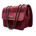 Luxury Women’s Shoulder Bag in Maroon Faux Leather for Casual, Work, and Formal Use