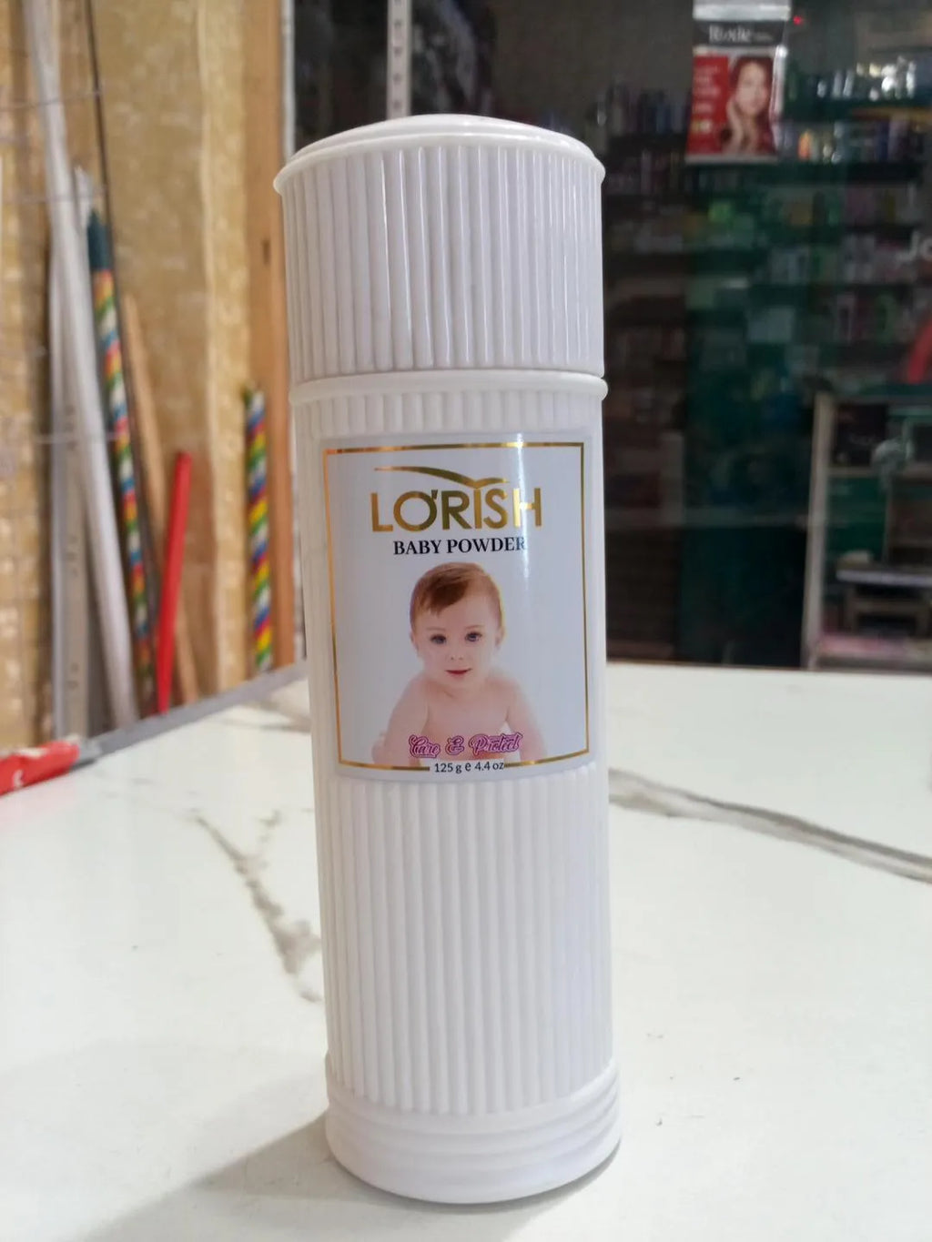 Baby Powder for Sensitive Skin, White, 1 Pcs