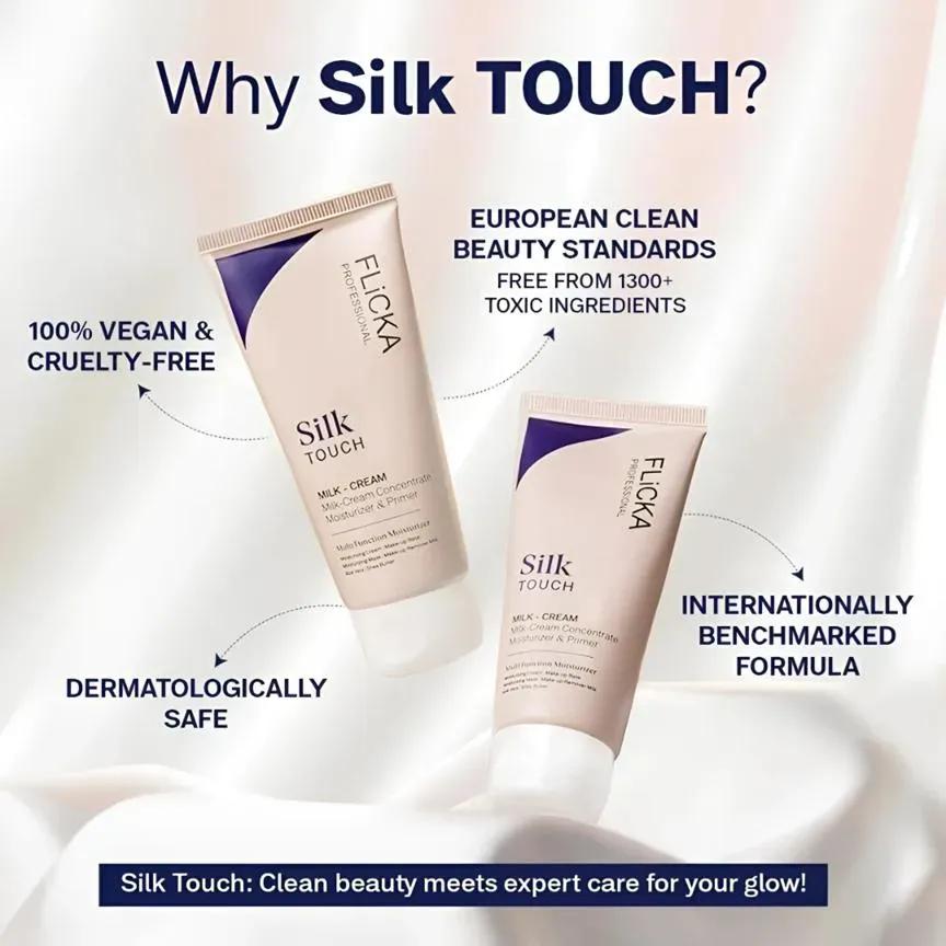 Flicka Silk Touch 3-in-1 Moisturizer & Primer White