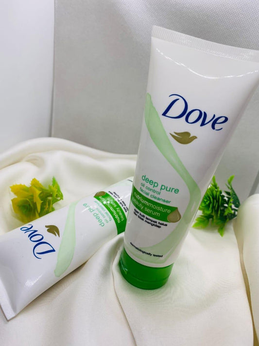 Dove Deep Pure Facial Cleanser Oil Control Green Serum