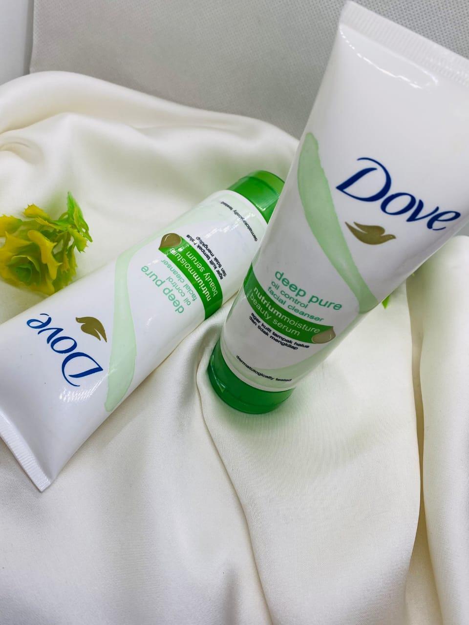 Dove Deep Pure Facial Cleanser Oil Control Green Serum
