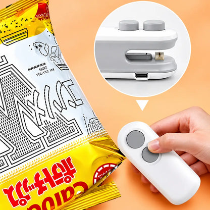 Mini Heat Sealer Machine | Portable Handheld Bag Sealing Machine | Food Snack Packet Sealer | Easy & Quick Seal