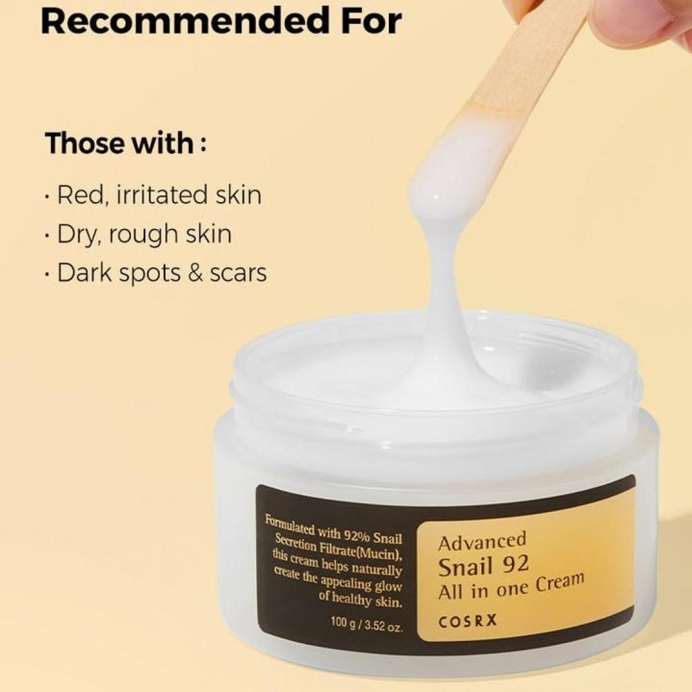 Advanced Snail All-In-One Cream for Acne Scar Repair & Aging Reduction