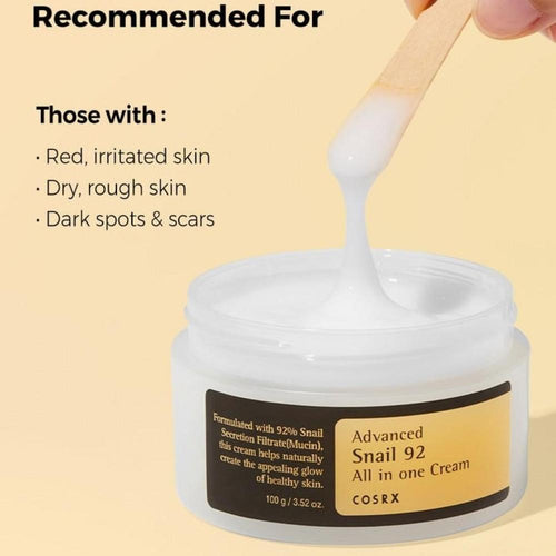 Advanced Snail All-In-One Cream for Acne Scar Repair & Aging Reduction