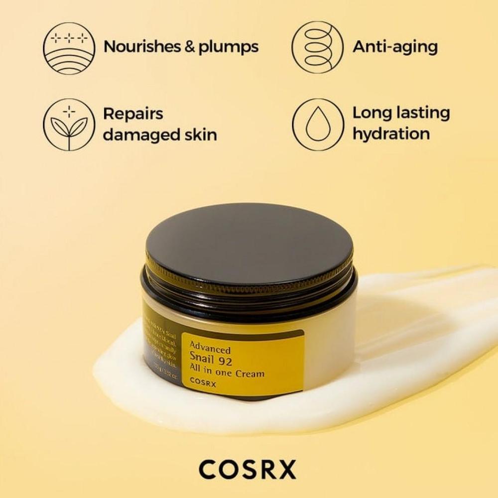 Advanced Snail All-In-One Cream for Acne Scar Repair & Aging Reduction