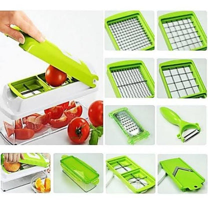 Nicer Dicer Plus 14-in-1 Green Kitchen Tool