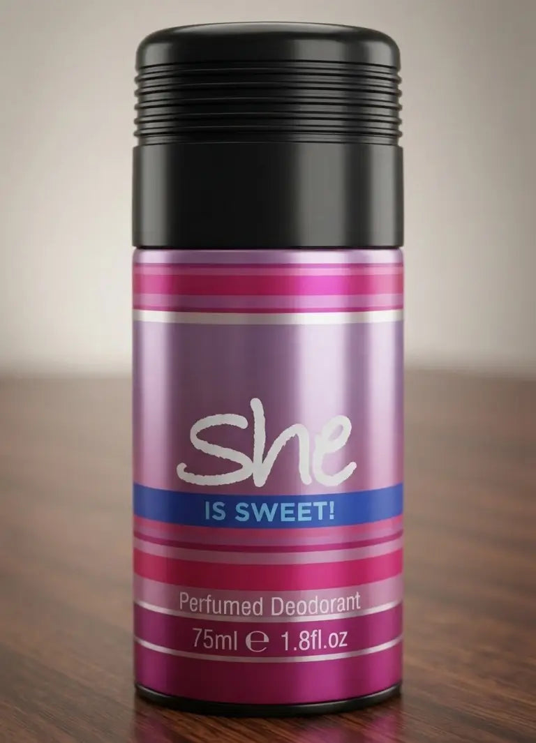 She Is Sweet! Perfumed Deodorant Spray – 75ml Playful Everyday Scent