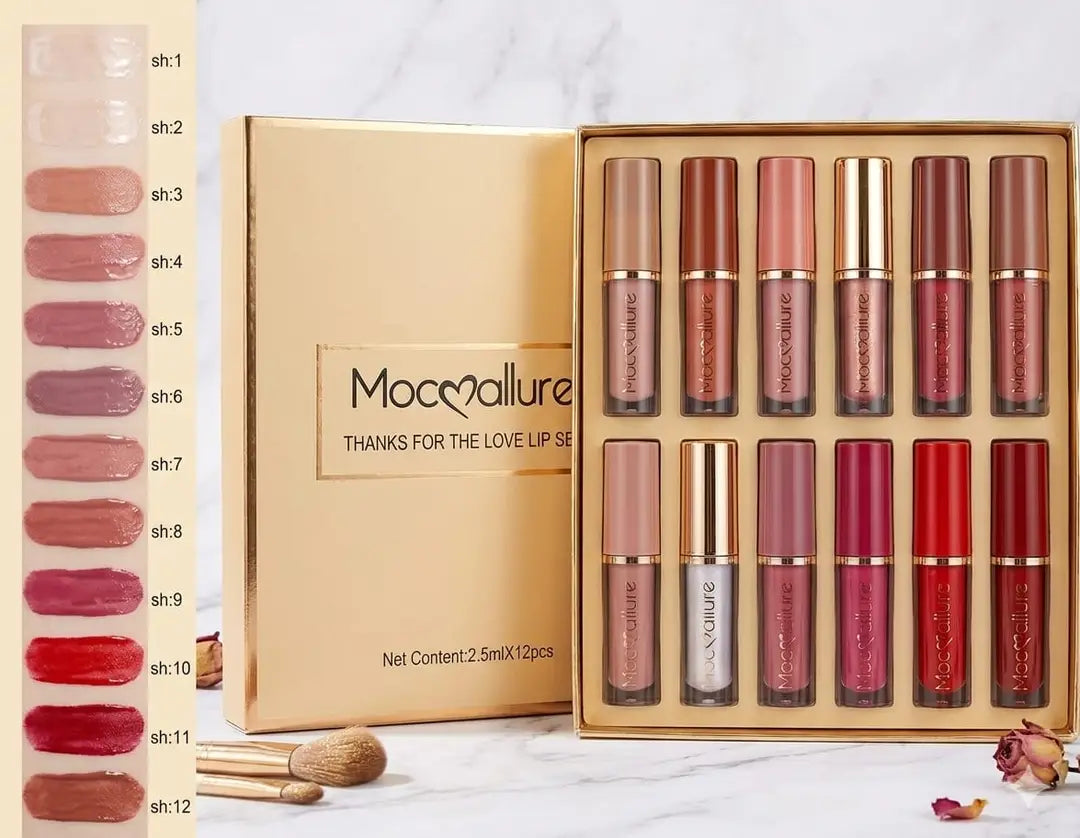 Mocullar Lip Gloss 6 pc
