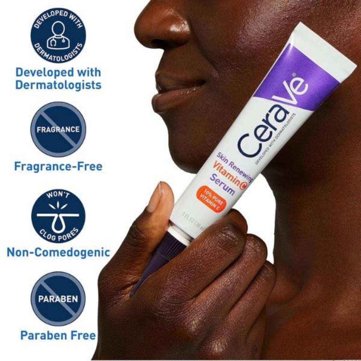CeraVe اسکن رینیونگ وٹامن سی سیرم 30 ملی لیٹر | چمکدار، اینٹی ایجنگ اور ہائیڈریٹنگ