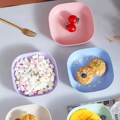 10Pcs Mini Snack Plates with Stand